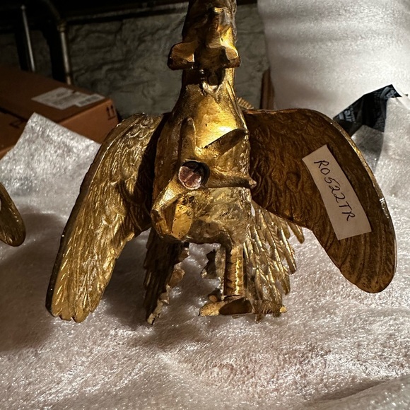 Rare Solid Bronze Two Roosters - Vintage Decor - Picture 6 of 9